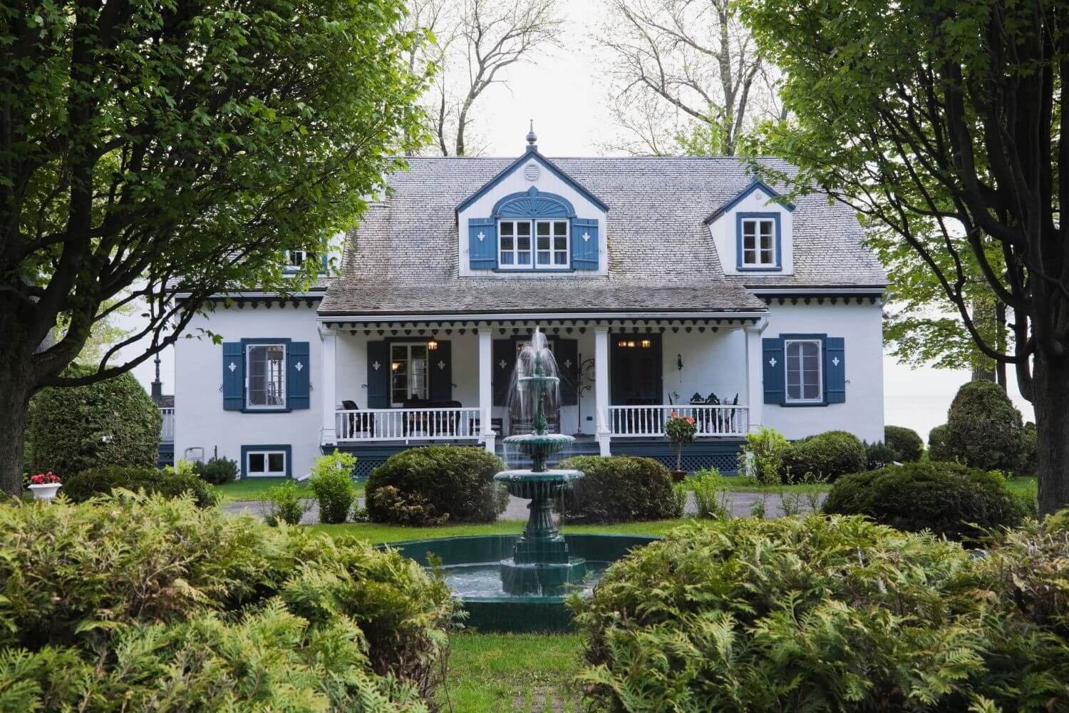 traditional style custom home in canada